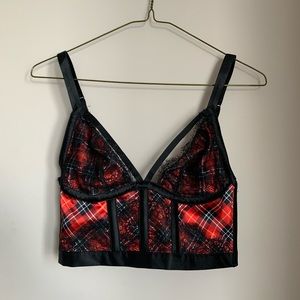 Victoria Secret Flannel Bustier